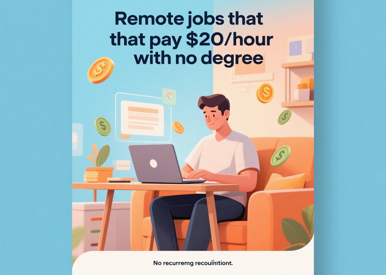 Remote Jobs That Pay $20/Hour With No Degree in 2025